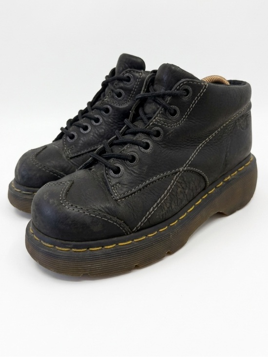 Dr. Martens Shoes - Dr. Martens Vintage Y2K 12278 Black Leather Daisy Ankle Boots Sz US 6